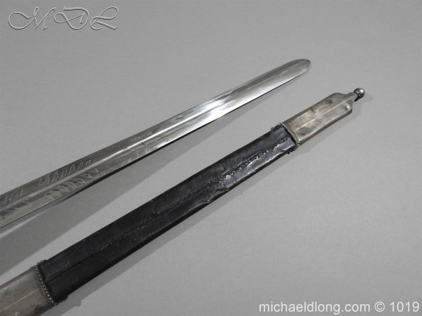 Scottish Basket Hilted Sword Silver Mounts - Image 8