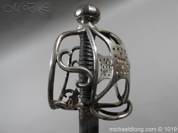 Scottish Basket Hilted Sword Silver Mounts - Image 17