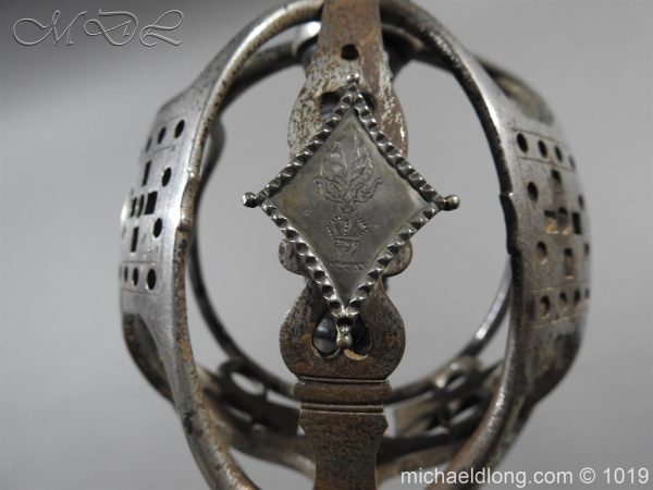Scottish Basket Hilted Sword Silver Mounts - Image 19
