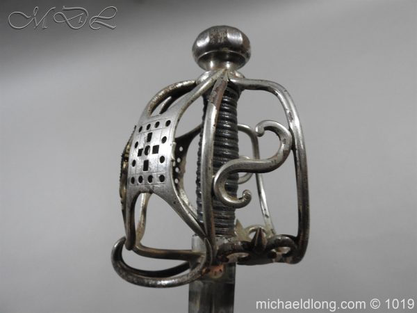 Scottish Basket Hilted Sword Silver Mounts - Image 20