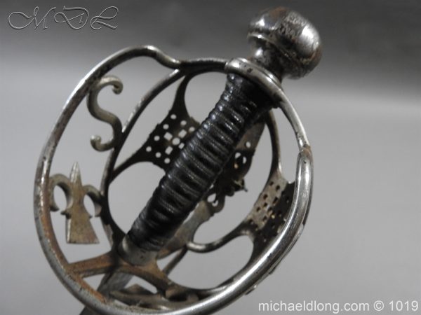 Scottish Basket Hilted Sword Silver Mounts - Image 22