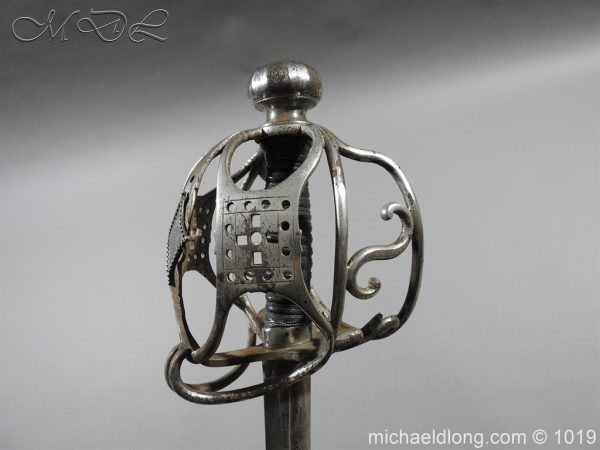 Scottish Basket Hilted Sword Silver Mounts - Image 24