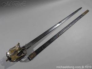 Scottish Officer's 1798 Pat Broad Sword by Fraser London