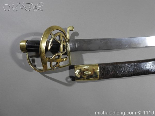 Naval Officer's Sword Dated 1801 - Image 2