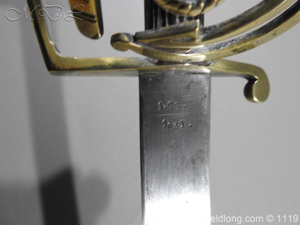 Naval Officer's Sword Dated 1801 - Image 8
