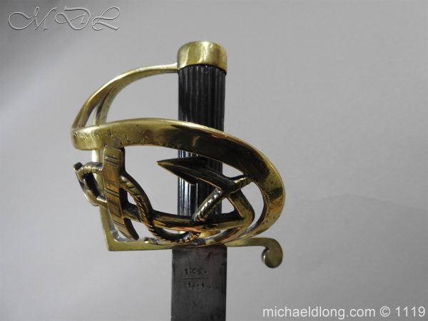 Naval Officer's Sword Dated 1801 - Image 12