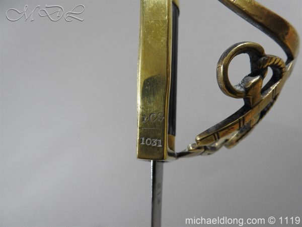 Naval Officer's Sword Dated 1801 - Image 15