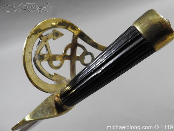 Naval Officer's Sword Dated 1801 - Image 21