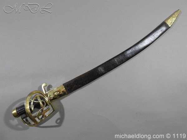 Naval Officer's Sword Dated 1801 - Image 24