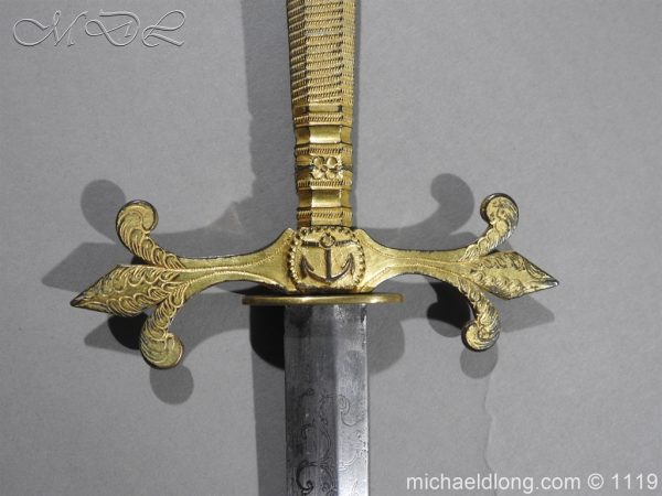 French Naval Dirk c 1810 - Image 18