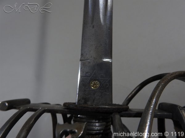 Royal Scots Fusiliers Victorian Officer's Sword - Image 21