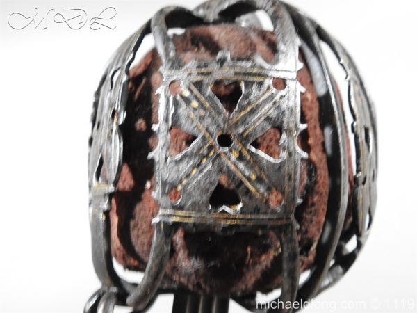 Scottish Basket Hilted Sword Andrea Ferrara c1720 - Image 12