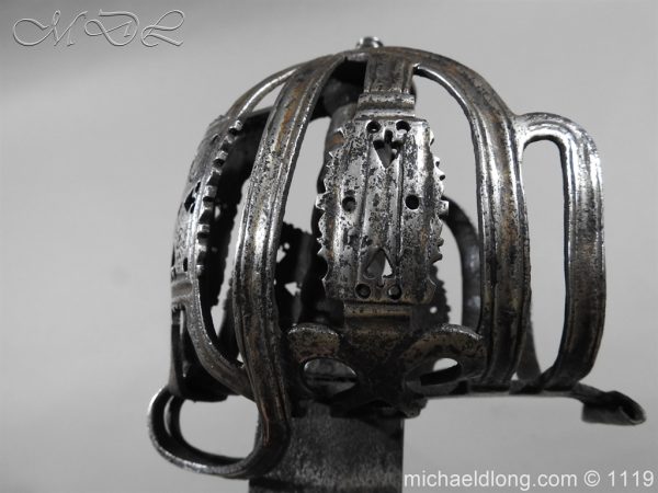Scottish Basket Hilted Broad Sword c 1680 - Image 14