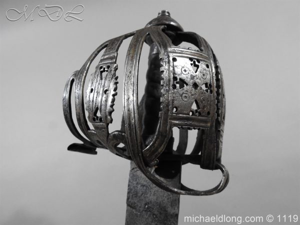 Scottish Basket Hilted Broad Sword c 1680 - Image 17