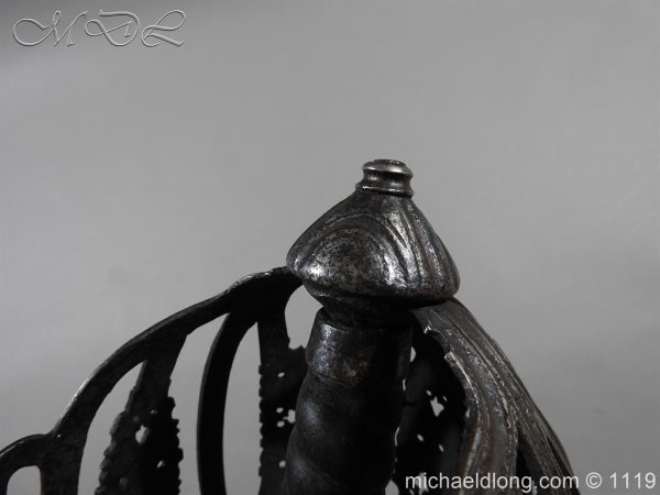 Scottish Basket Hilted Broad Sword c 1680 - Image 20