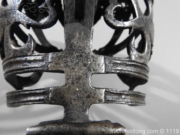 Scottish Basket Hilted Broad Sword c 1680 - Image 22
