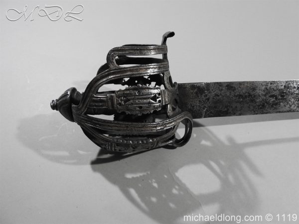 Scottish Basket Hilted Broad Sword c 1680 - Image 30