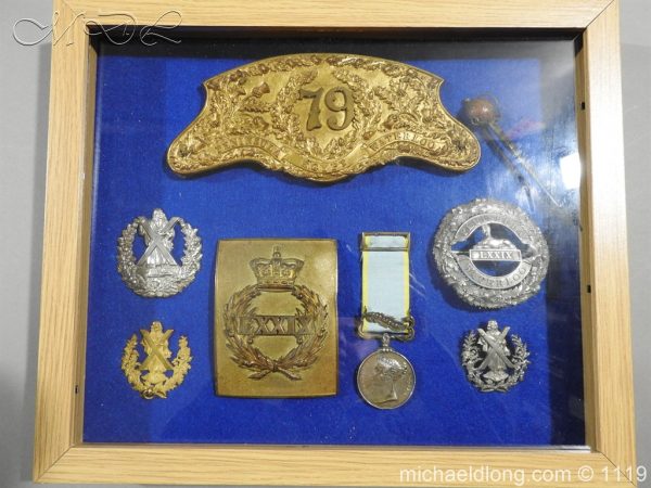 79th Highlanders Captain's Portrait, Medal, Sword and Dirk, etc - Image 6