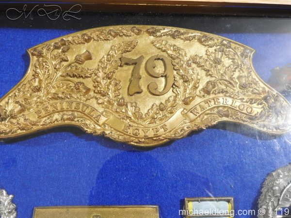 79th Highlanders Captain's Portrait, Medal, Sword and Dirk, etc - Image 8