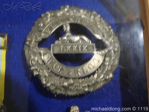 79th Highlanders Captain's Portrait, Medal, Sword and Dirk, etc - Image 12