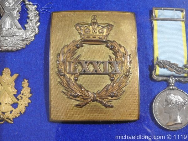 79th Highlanders Captain's Portrait, Medal, Sword and Dirk, etc - Image 17