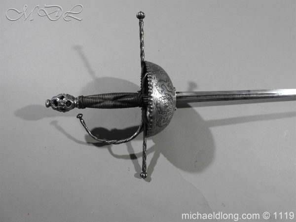 Spanish Cup Hilt Rapier c 1680 - Image 2