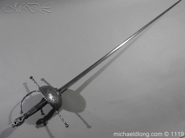 Spanish Cup Hilt Rapier c 1680 - Image 5