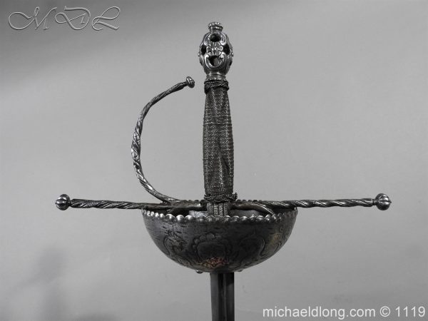 Spanish Cup Hilt Rapier c 1680 - Image 10
