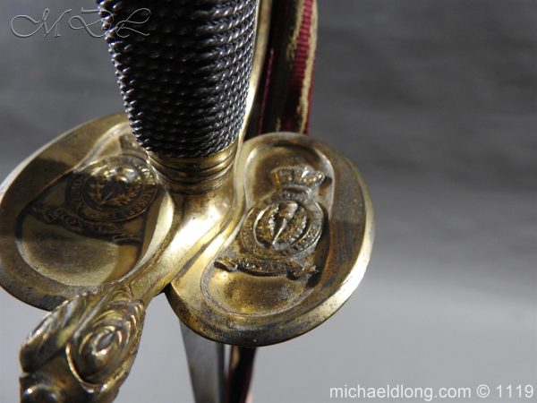 1st Royal Regiment of Foot Officer's Sword by Prosser - Image 28
