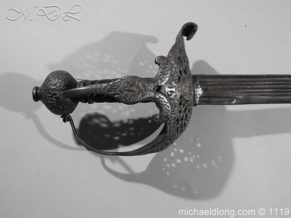 English Mortuary Sword c 1650 - Image 2