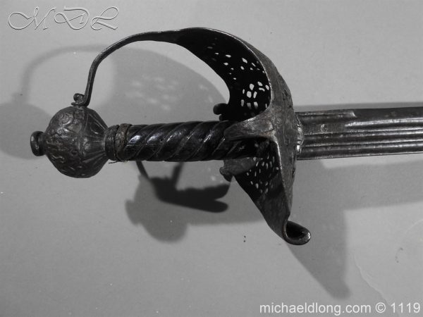 English Mortuary Sword c 1650 - Image 7