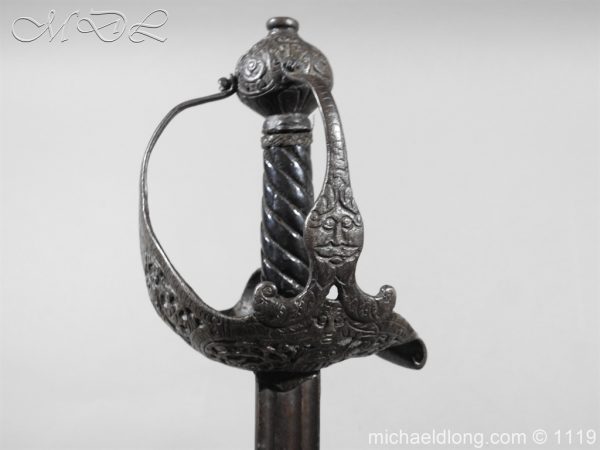 English Mortuary Sword c 1650 - Image 30