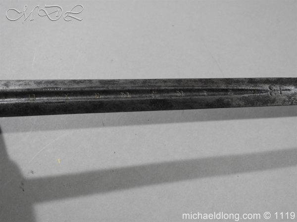 German Duelling Sword c 1675 - Image 5