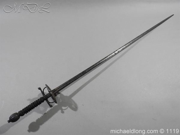 German Duelling Sword c 1675 - Image 6