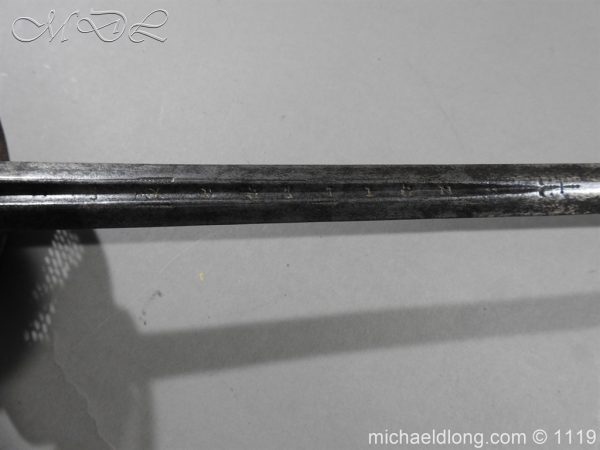 German Duelling Sword c 1675 - Image 10