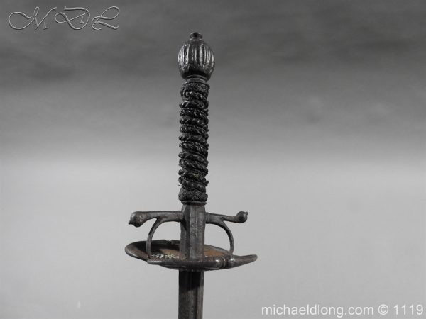 German Duelling Sword c 1675 - Image 20