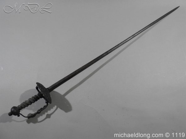 English Cup Hilt Rapier c 1630