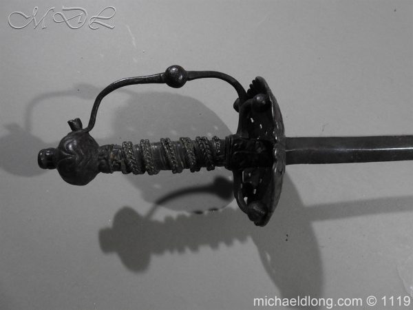 English Cup Hilt Rapier c 1630 - Image 6