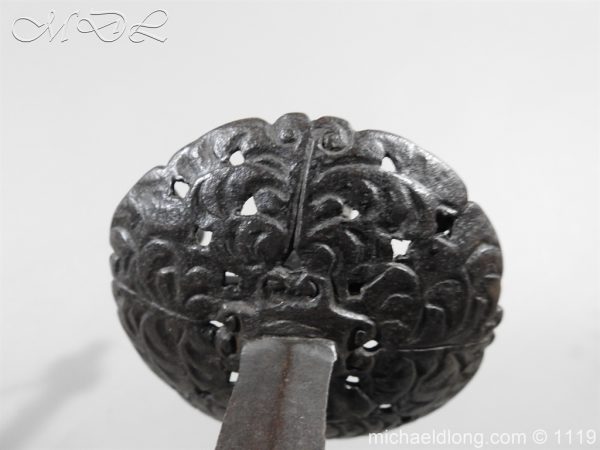 English Cup Hilt Rapier c 1630 - Image 11