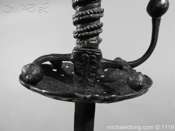English Cup Hilt Rapier c 1630 - Image 17