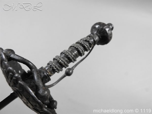 English Cup Hilt Rapier c 1630 - Image 18