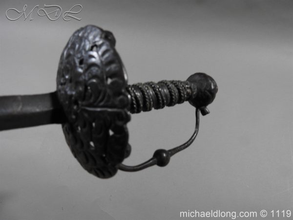 English Cup Hilt Rapier c 1630 - Image 19