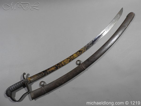 1796 Blue and Gilt Officer's Sword