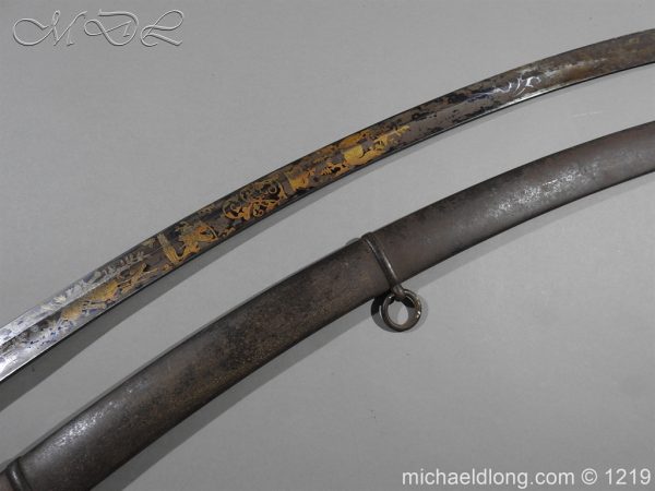 1796 Blue and Gilt Officer's Sword - Image 7