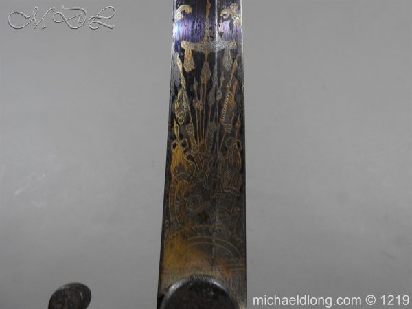 1796 Blue and Gilt Officer's Sword - Image 12