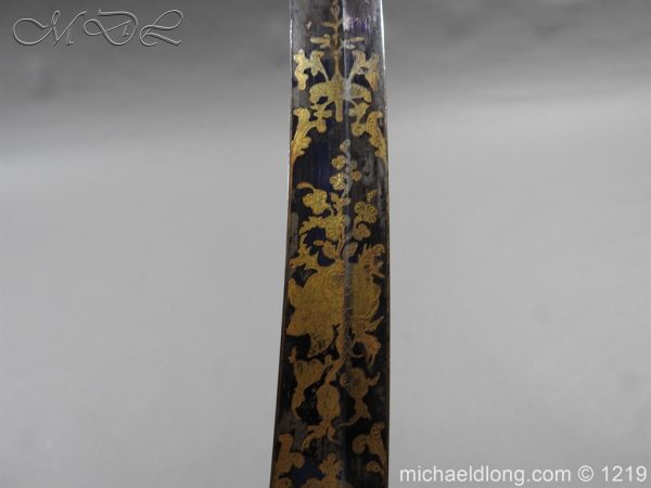 1796 Blue and Gilt Officer's Sword - Image 15