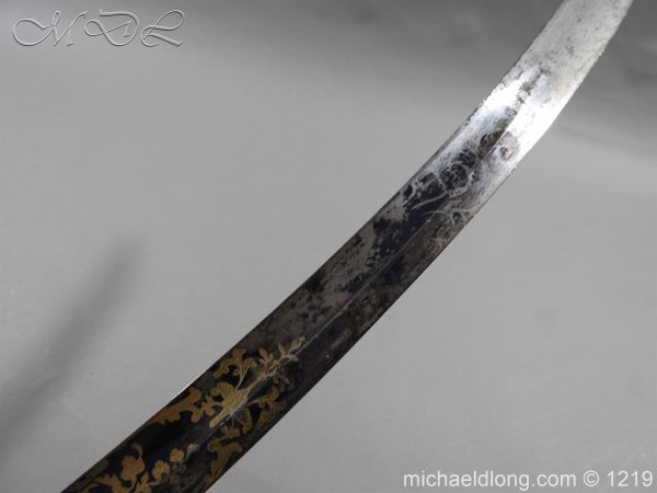 1796 Blue and Gilt Officer's Sword - Image 16