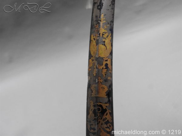 1796 Blue and Gilt Officer's Sword - Image 21