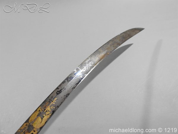 1796 Blue and Gilt Officer's Sword - Image 22
