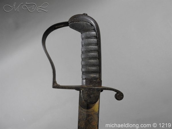 1796 Blue and Gilt Officer's Sword - Image 23